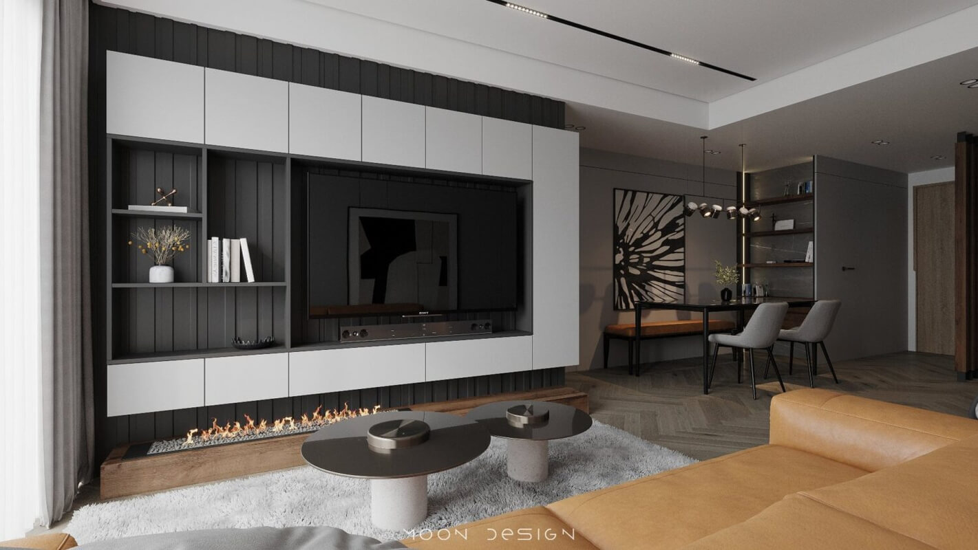  3D Living Room Interior by Dao Phuong