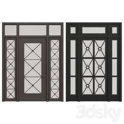 Classic entrance doors 3D Models 