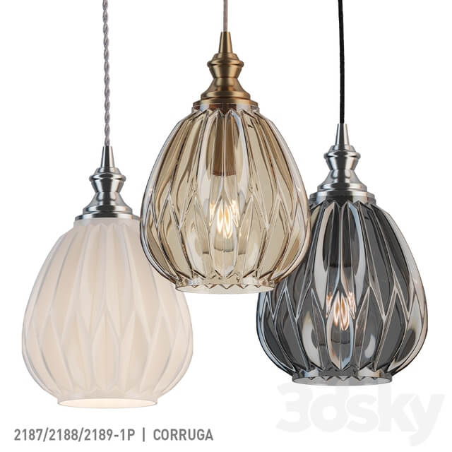 Favorite 2187 1P 2188 1P 2189 1P Pendant light 3D Models