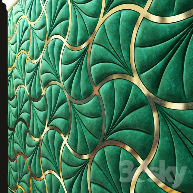 The soft decorative panel for walls.
