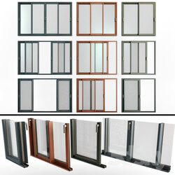Sliding Stained Glass Aluminum Windows Sliding Stained Glass Aluminum Windows 