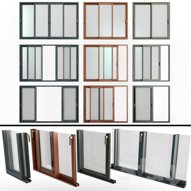Sliding Stained Glass Aluminum Windows Sliding Stained Glass Aluminum Windows