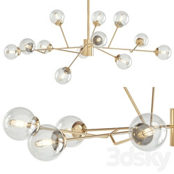 Dallas chandelier Pendant light 3D Models 
