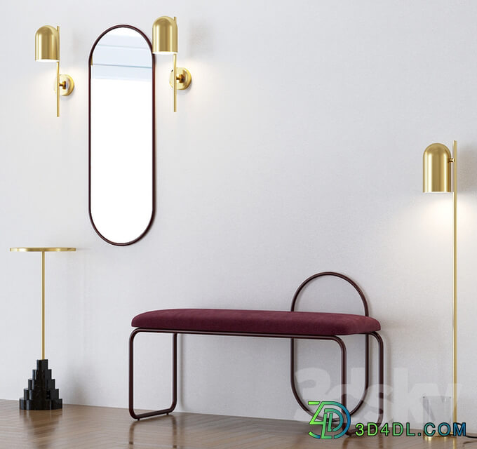 Bench for a hall of Angui AYTM Denmark