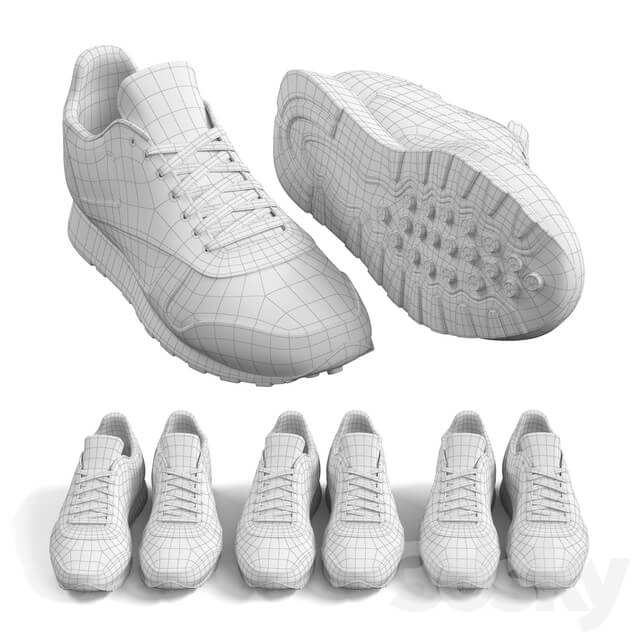 sneakers Footwear 3D Models