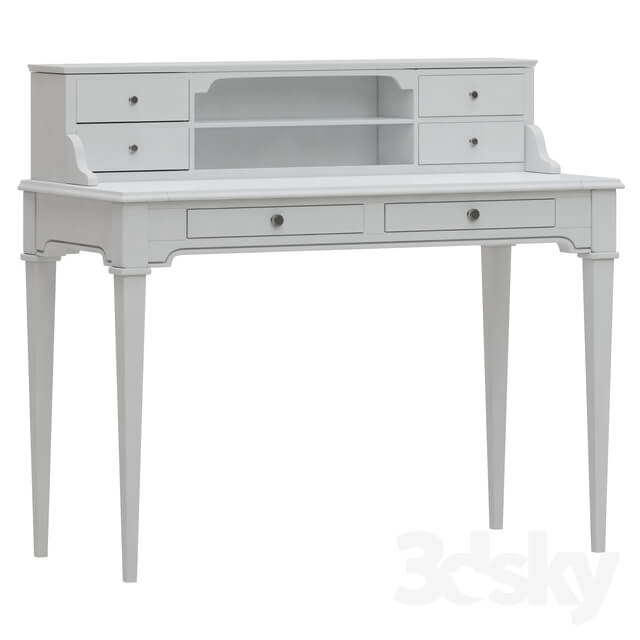 Dantone Home Oxford Desk with Shelves