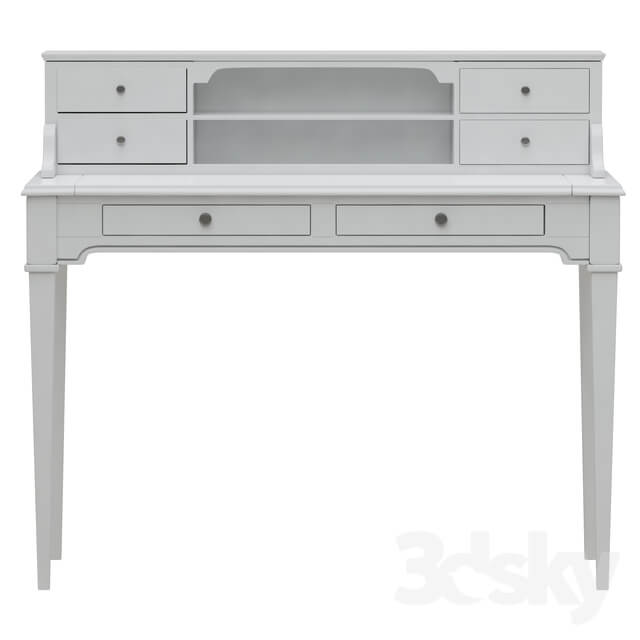 Dantone Home Oxford Desk with Shelves