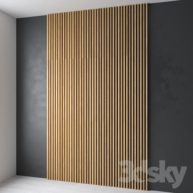 Wooden slats
