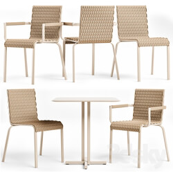 Table Chair Roberti Rattan Key West Chairs Table 