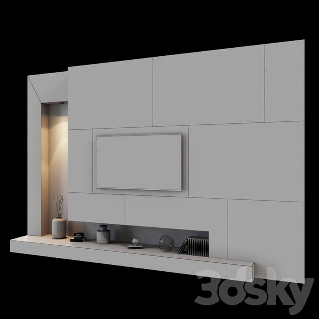 tv set 34 3D Models