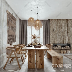 3D Interior Scenes File 3dsmax Model Dining Room 28 By Kha Vi 