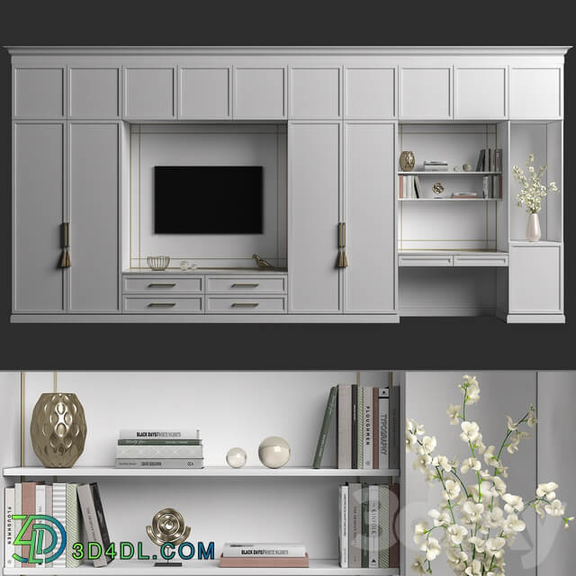 Furniture composition 49 3D Models