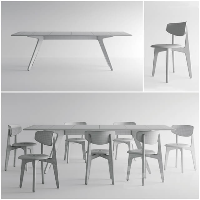 Table Chair The slab family