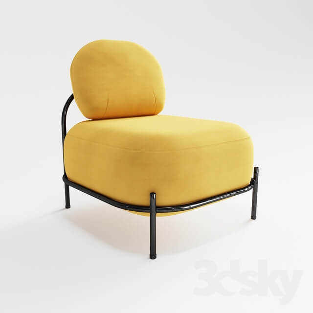 Polly chair yellow
