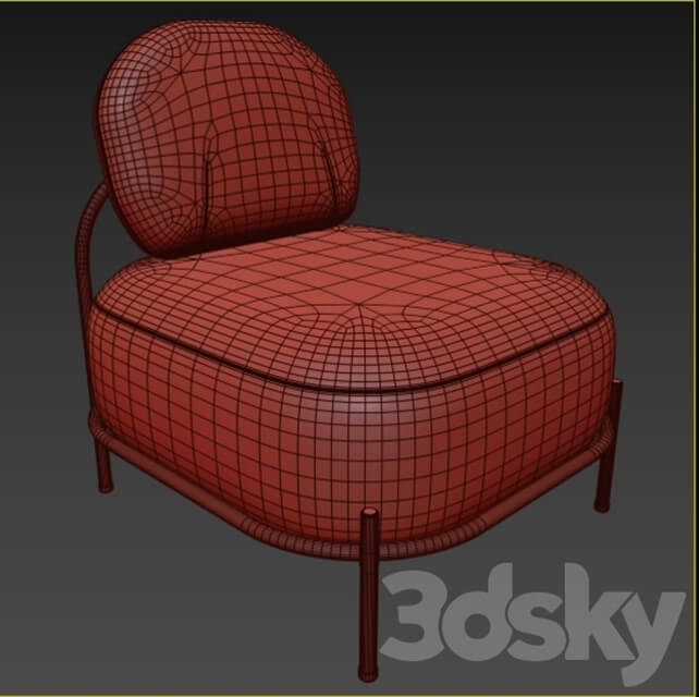 Polly chair yellow