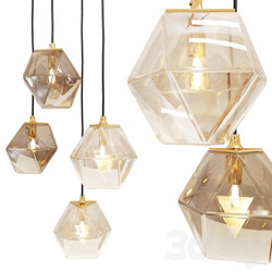 HELIOLITE hanging lamp Pendant light 3D Models 