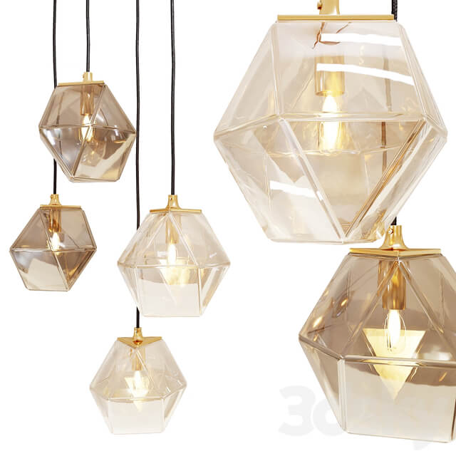 HELIOLITE hanging lamp Pendant light 3D Models