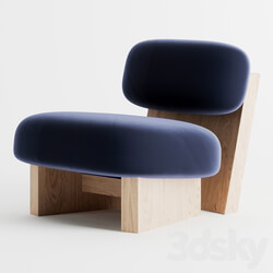 Jia chair by Atelier de Troupe 