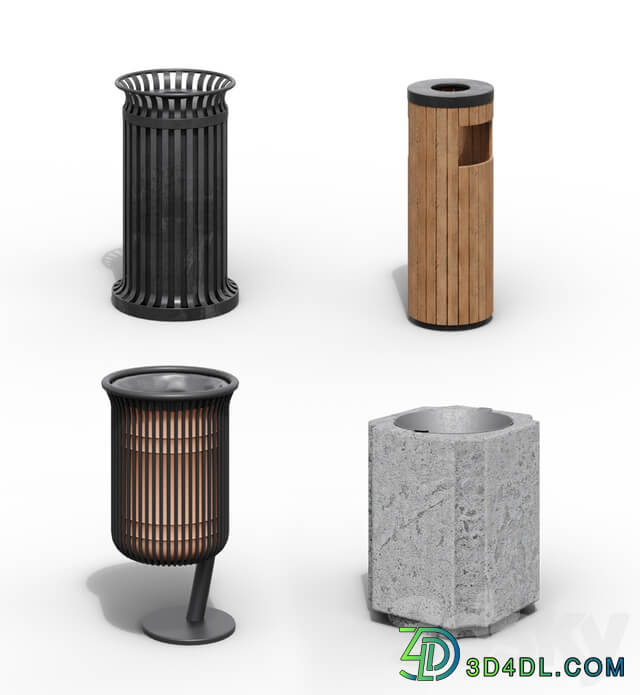 Set of improvement elements N1 3D Models