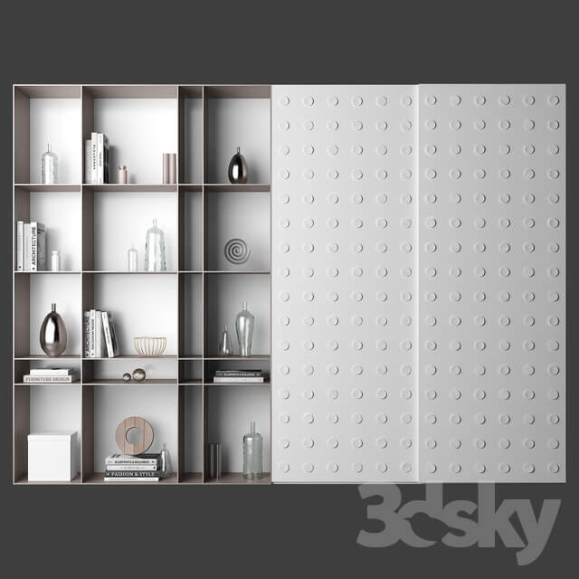 Wardrobe Display cabinets Furniture composition 51