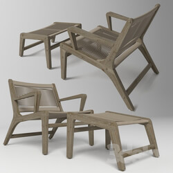 Basso chair with footrest. La Forma Julia Grup  