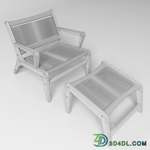 Basso chair with footrest. La Forma Julia Grup 