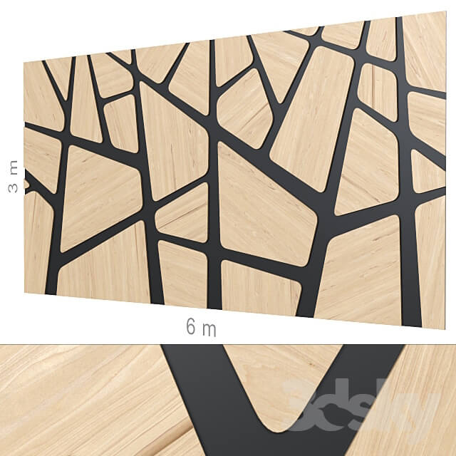 Decorative wall 191.
