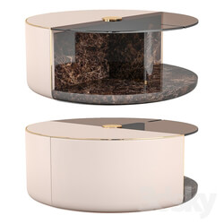 Turri ECLIPSE Round coffee tables 