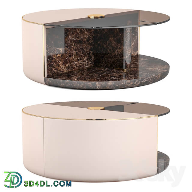 Turri ECLIPSE Round coffee tables