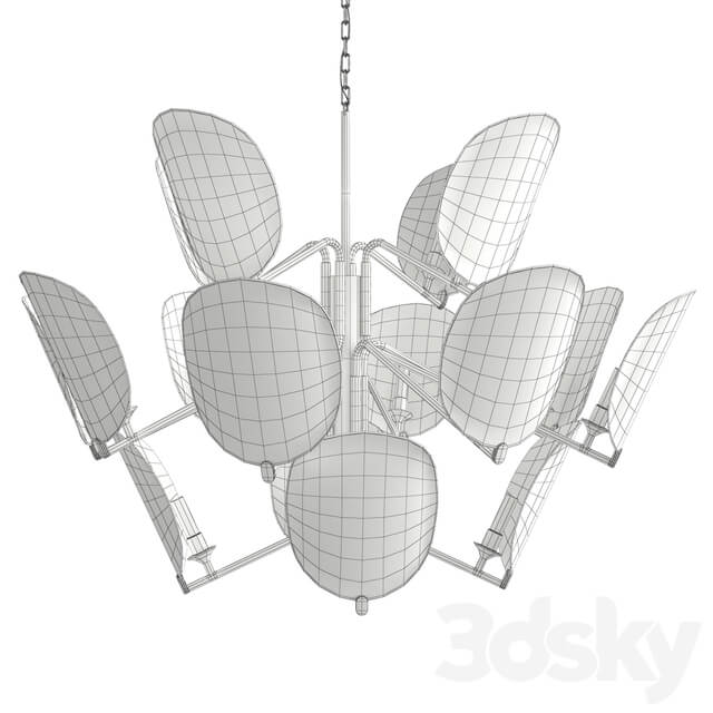 Chandelier Visionnaire AKIRA Pendant light 3D Models