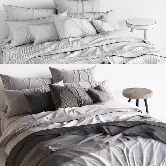 Bed Bed Scandinavian 2