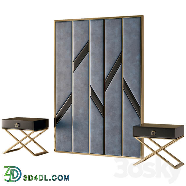 Wall Headboard Collection 029 Other 3D Models