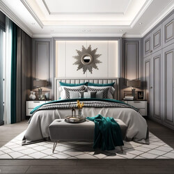 3D Interior Scenes File 3dsmax Model Bedroom 438 By Viet Long Lee 