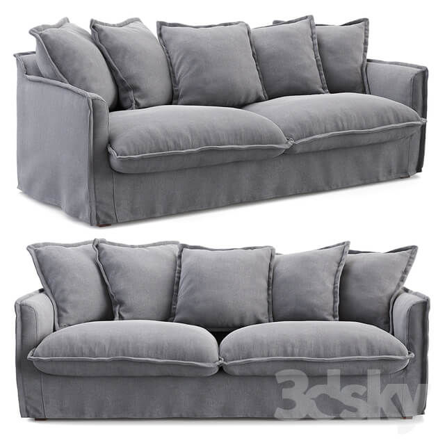 Livingston sofa charcoal gray