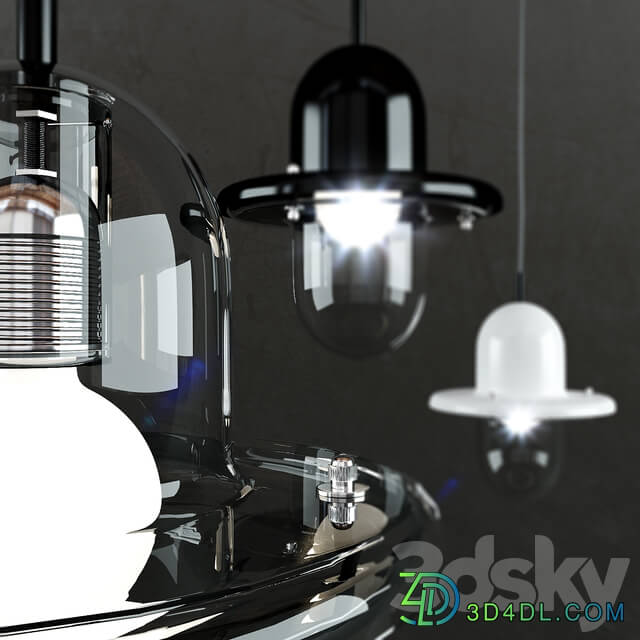 Hats by deFORM Pendant light 3D Models