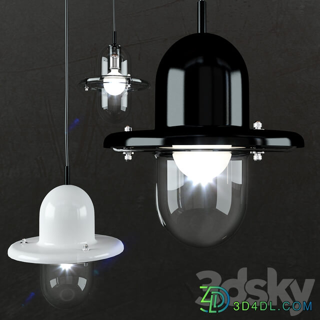 Hats by deFORM Pendant light 3D Models