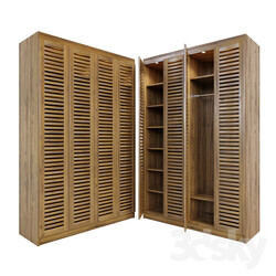 Wardrobe Display cabinets Wardrobe with lattice facades 
