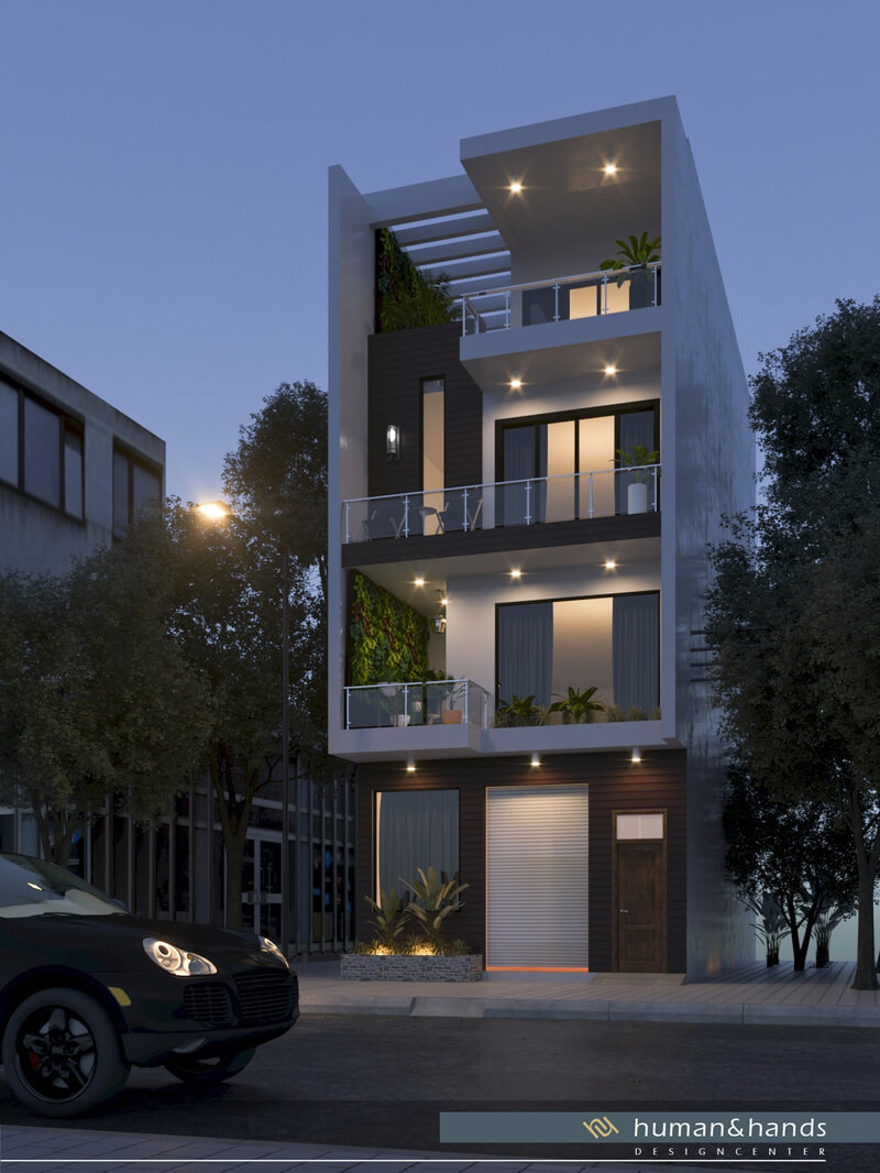  3D House Exterior by Huy Hieu Lee