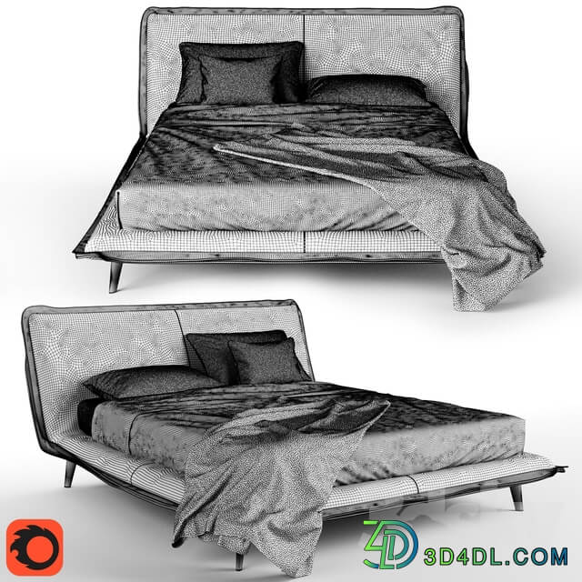 Bed Natuzzi Piuma Bed
