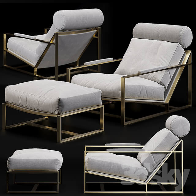 RH Milo Baughman Model 3418 1965 Chair