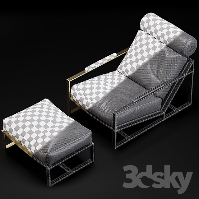 RH Milo Baughman Model 3418 1965 Chair