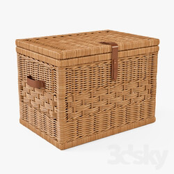 Wicker Chest Natural Color 