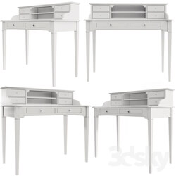 Dantone Home Oxford Desk with Shelves 