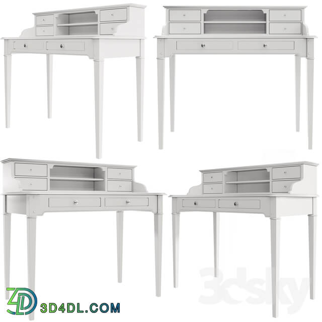 Dantone Home Oxford Desk with Shelves