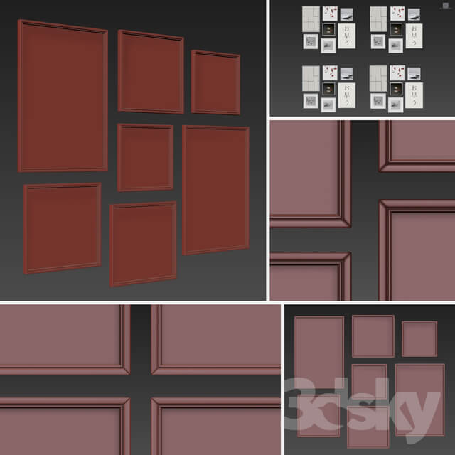 Picture Frames Set 93