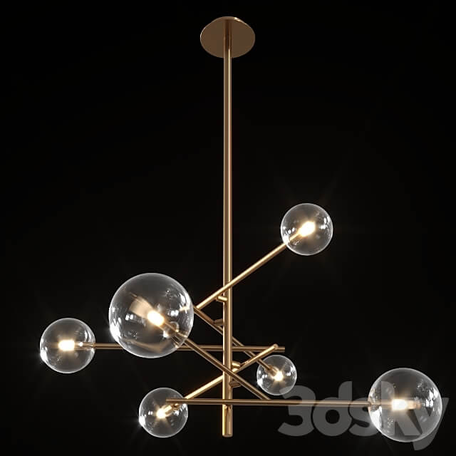 Chandelier Maxlight Lollipop P0294. Pendant light 3D Models