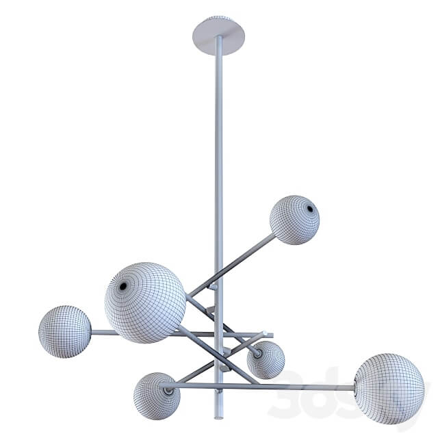 Chandelier Maxlight Lollipop P0294. Pendant light 3D Models