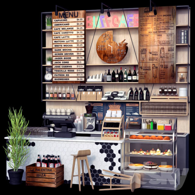 JC Coffee Shop Counter