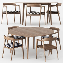 Table Chair KARPENTER GRASSHOPPER SET2 