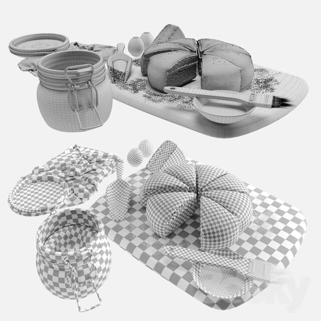 Decorative Kitchen Cake Set